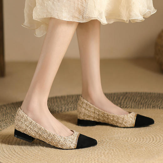 品质好货 | Safiya/索菲娅秋小香风尖头气质高级感单鞋 SF32115722 商品图7