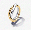 百货世界-潘多拉交缠双色戒指 商品缩略图0