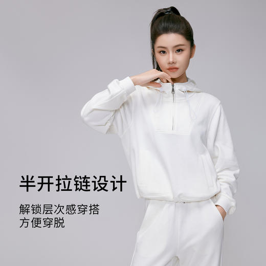 I‘d爱帝毛圈卫衣休闲连帽宽松套头运动外穿套装 商品图2