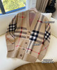 Burberry*经典卡其色格纹针织开衫091003 商品缩略图5