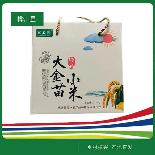 冠三川大金苗小米2.5kg(500g*5袋） 商品图0
