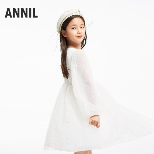 女童闪耀网纱公主礼裙新款安奈儿童装实体店同款AG433636 商品图1