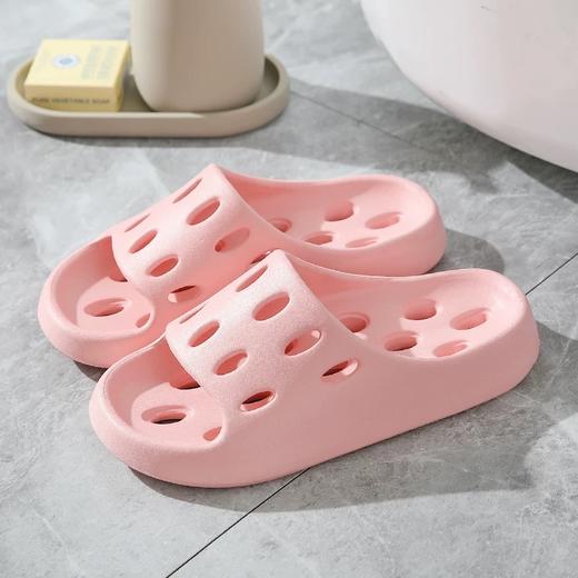 浴室拖鞋女夏室内家用情侣漏水速干卫生间凉拖鞋男防滑软底鞋[WG25207W/M] 商品图1