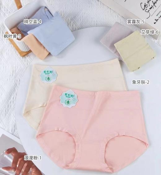 MH竹纤维女士简约素色内裤32994 商品图0