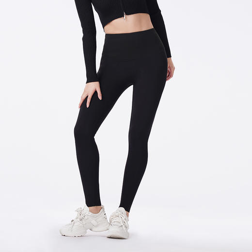 都市丽人打底裤舒暖外穿裤保暖裤锦纶中厚九分裤一条LLT4A6 商品图2