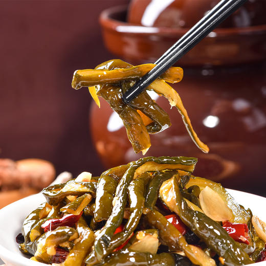 回味脆辣黄瓜皮220g，脆辣微甜微酸，湖北宜昌西陵鲜食泡菜，三峡民俗风味小吃 商品图1