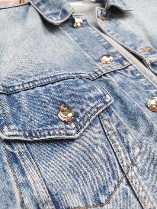 MM 2024秋季新款 贴布绣字母小标牛仔夹克外套 特惠 Z-11972 商品图2