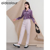 oldcolour欧珂冬季新款高腰宽松时尚长裤女P450704A1 商品缩略图3