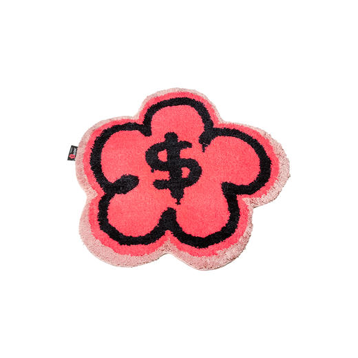 RICH FLOWER有钱花 花花地毯 正品盆栽创意地毯地垫高级感脚垫进门玄关防滑 80X80 商品图0