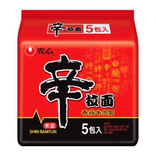 农心辛拉面（香菇牛肉面）5包入 商品图0