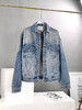 MM 2024秋季新款 贴布绣字母小标牛仔夹克外套 特惠 Z-11972 商品缩略图0