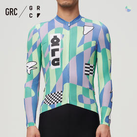 GRC桀骜无尽春秋新款CMYK幻速长袖上衣透气速干公路自行车骑行男