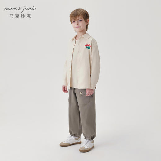 【商场同款】马克珍妮女童个性口袋束脚休闲裤儿童裤子秋装241367 商品图2