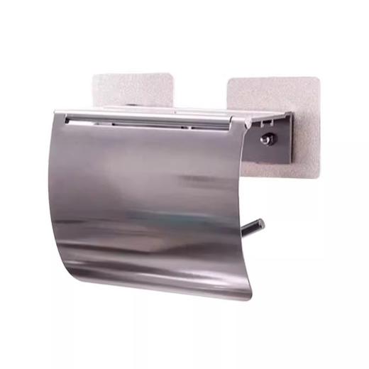 【清仓特惠4折，无货退款】奇丽屋卫生间纸巾架置物架壁挂式高级感防水免打孔无芯卷纸挂架【不支持补差，非质量问题不退不换】S 商品图3