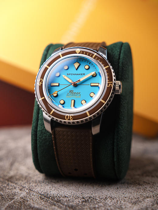 英国SPINNAKER三角帆限量版复古潜水机械表5033限量版40壳径 商品图1