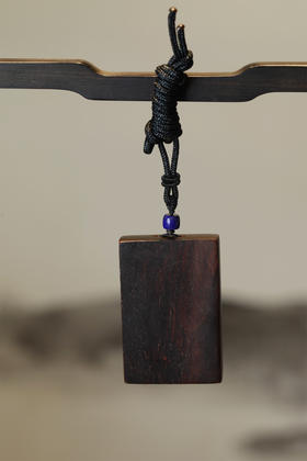 H291Y08°小叶紫檀素挂牌挂件