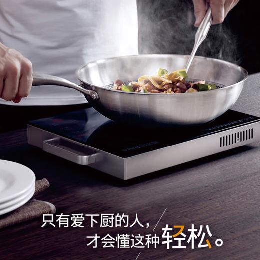 【小家电】康巴赫304不锈钢蜂窝炒锅CFC32A1 HF 商品图1