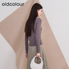oldcolour欧珂冬季新款时尚纯色修身翻领毛织套头衫女P450504A1 商品缩略图4