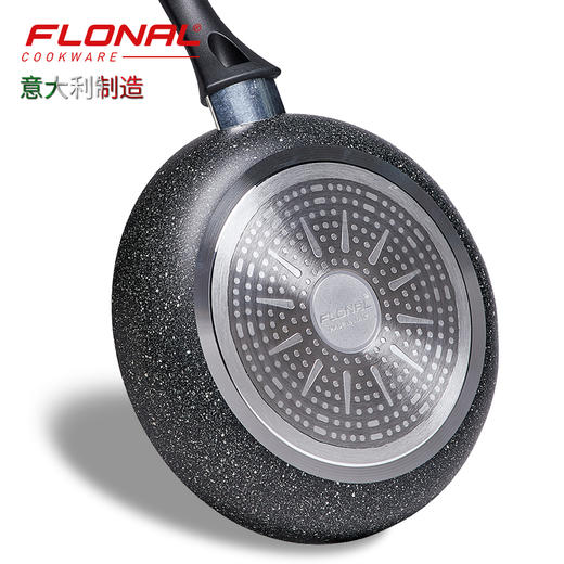 【清仓5折特惠，仅1套，无货退款】Flonal意大利进口火山岩不粘锅珐琅二代炒锅32cm+26cm白金煎锅套装 商品图7