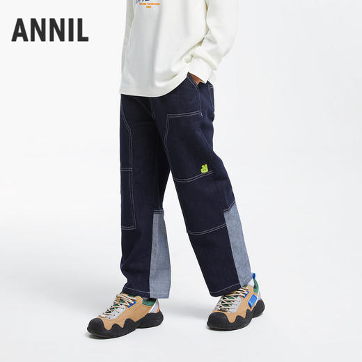 男童防褪色牛仔单裤安奈儿童装实体店同款AB436574 商品图1