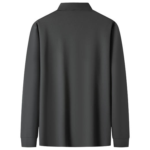 【新款DKP】大依优型大码长袖Polo衫翻领休闲加肥加大男士胖子大码内搭上衣打底显瘦 商品图8