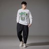 PINLI品立2024秋季新款男士烫钻叮当猫套头卫衣宽松潮牌休闲上衣BG243109012 商品缩略图1