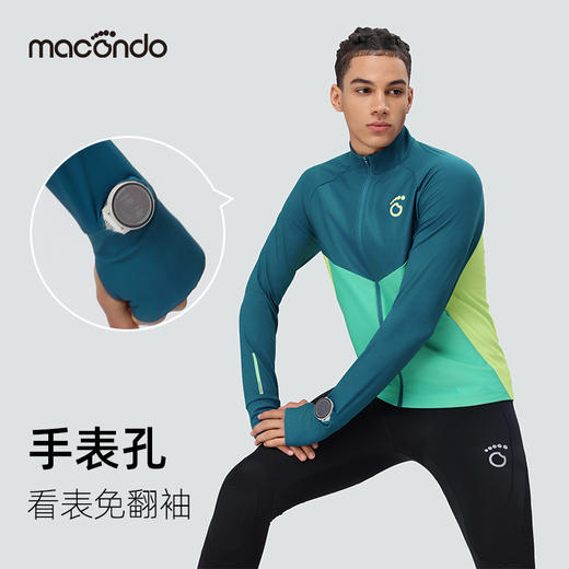 春秋马孔多 男子防风加绒外套5代  防风透湿 吸湿排汗 抗静电 撞色运动风 手表孔  拉链兜 领口防磨 商品图1