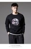 PINLI品立2024秋季新款中国风盘扣装饰宽松卫衣男印花休闲潮上衣BG243109015 商品缩略图7