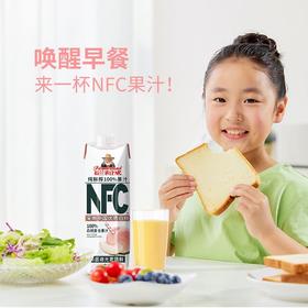 CJ-B福兰农庄NFC100℅白桃复合果汁1L盒装Z-11006659