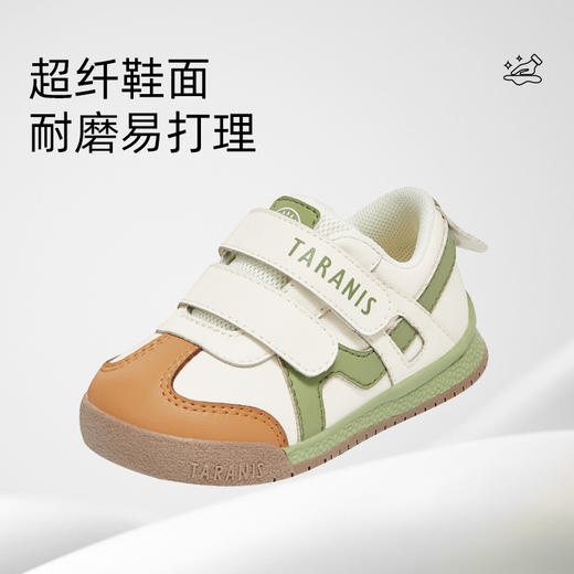 泰兰尼斯学步鞋男宝宝秋季新款童鞋软底鞋子女童机能鞋防滑面包鞋 T01T4C5607 商品图3