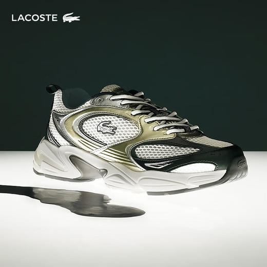 【海南专供价】LACOSTE【王一博同款】法国鳄鱼男鞋新款潮流运动老爹鞋48SMA0071 商品图1