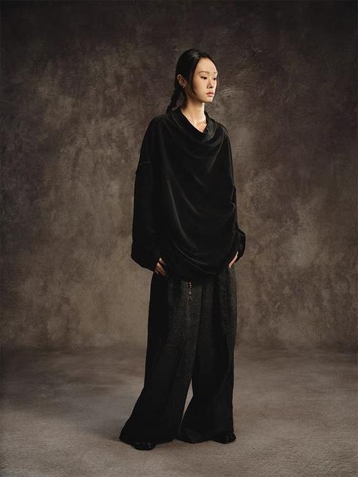 共和GongheRepub/GH24010/荡领落肩长袖t 商品图2