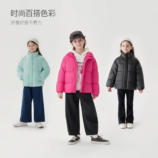 【三防】马克珍妮冬装新款 女童超轻保暖加厚面包服羽绒服231657 商品图1