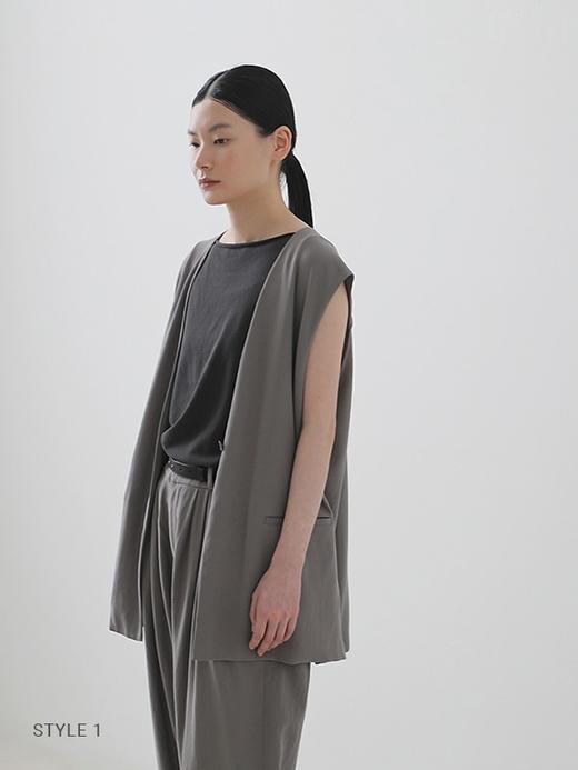Evam eva灰色马甲 商品图5