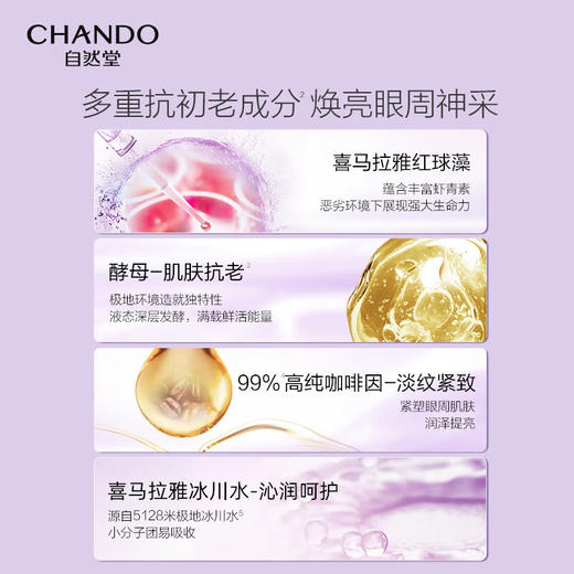 自然堂  凝时鲜颜肌活眼霜  15g 商品图3