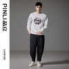 PINLI品立2024秋季新款中国风盘扣装饰宽松卫衣男印花休闲潮上衣BG243109015 商品缩略图2