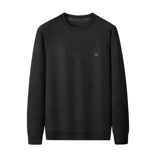 【新款DDP】大依优型大码卫衣长袖休闲加肥加大男士胖子大码内搭上衣打底显瘦 商品图4