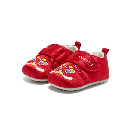 【商场同款】英氏儿童鞋子新年喜庆小宝宝鞋子秋冬保暖加绒鞋子 商品图4