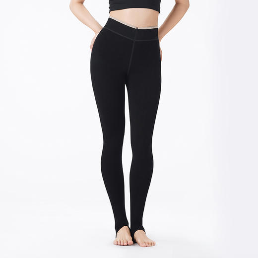 都市丽人打底裤舒暖一体裤保暖裤粘纤中厚踩脚裤一条LGT4A9 商品图1