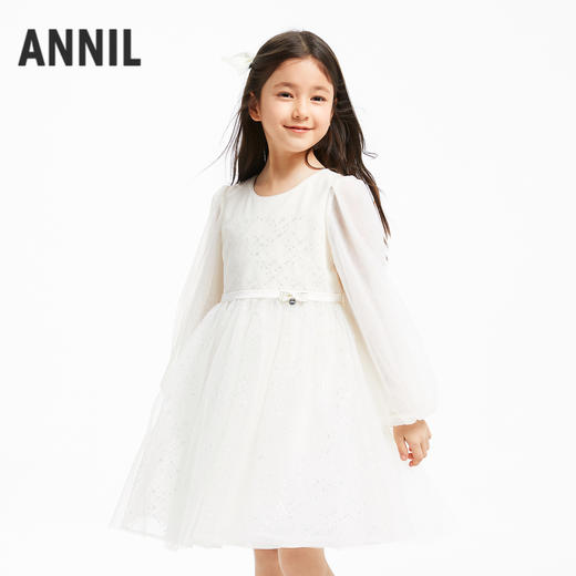 女童闪耀网纱公主礼裙新款安奈儿童装实体店同款AG433636 商品图2