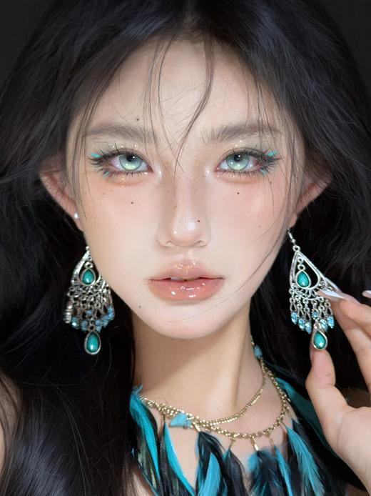 egguncle半年抛 末世沙丘/绯色神域/虚幻国度/柏林女巫 14.5mm cos系列 棕粉紫绿 商品图9