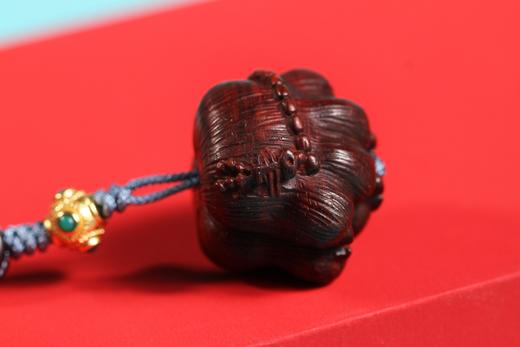 GJXJ0158°鱼与熊掌兼得紫檀小挂件 商品图4