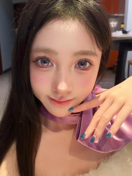 egguncle半年抛 末世沙丘/绯色神域/虚幻国度/柏林女巫 14.5mm cos系列 棕粉紫绿 商品图8