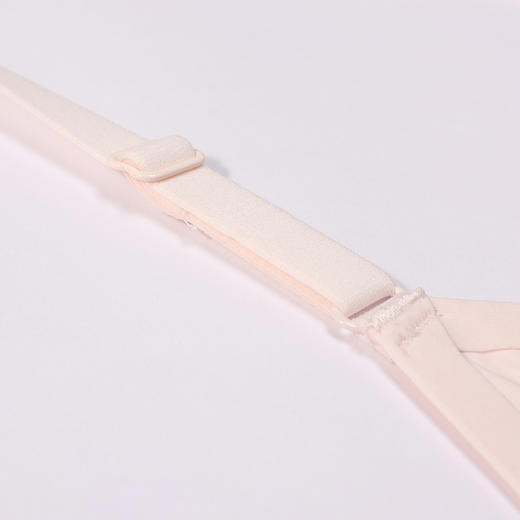 都市丽人内衣Vbra肌理提花中厚文胸3/4杯三排扣无钢圈LBT6N8 商品图5