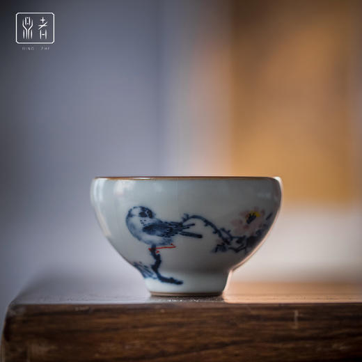 问鼎鼎者青花惊鸿杯（福寿）惊鸿杯(鱼)惊鸿杯(玉兰花鸟)（缺货） 商品图2