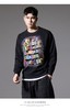 PINLI品立2024秋季新款字母烫钻圆领卫衣潮牌休闲百搭套头男上衣BG243109011 商品缩略图0