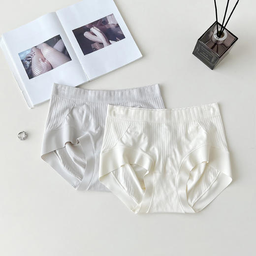 老米优品🎈3-5天 三条装！《高弹无缝包臀舒适小内》天然本色才健康！无染色、无甲醛，优质女款内裤 NK240911A 商品图7