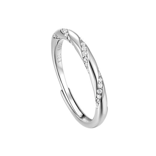 卡蒂罗/KADER 共赴爱河系列 时光印记情侣对戒 莫比乌斯钟爱久久可调节情侣对戒 经典浪漫无尽的爱恋爱频率 礼物 商品图2