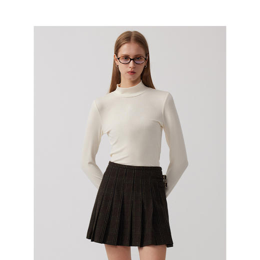 Teenie Weenie小熊字母长袖T恤女冬季t恤TTLA244T01W 商品图1