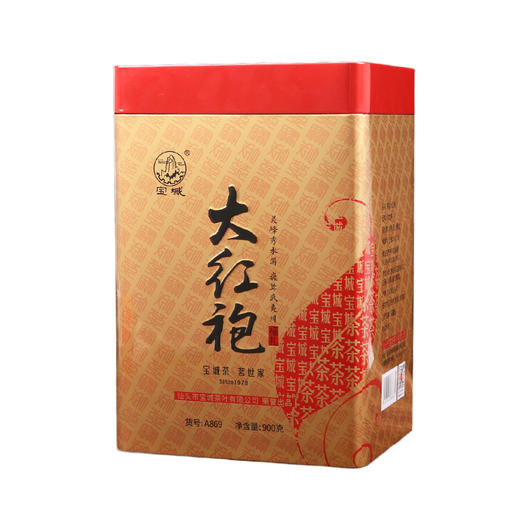 宝城福礼大红袍茶叶900克散装罐装浓香型乌龙茶A869 商品图4